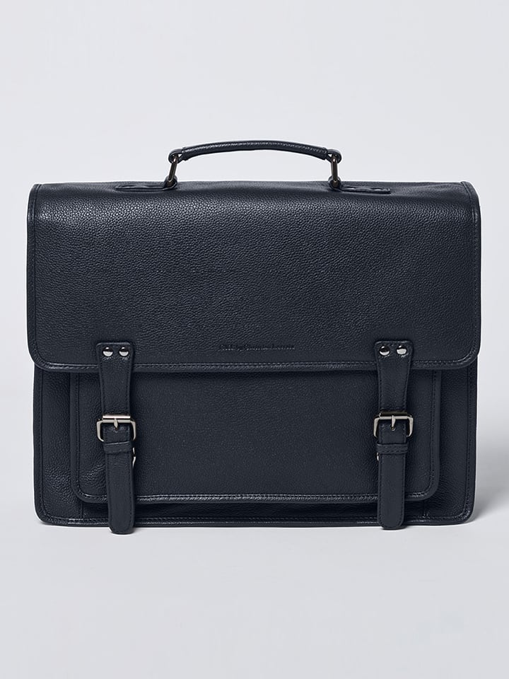 CXL by Christian Lacroix Skórzana aktówka w kolorze czarnym - 38 x 31 x 13 cm rozmiar: onesize