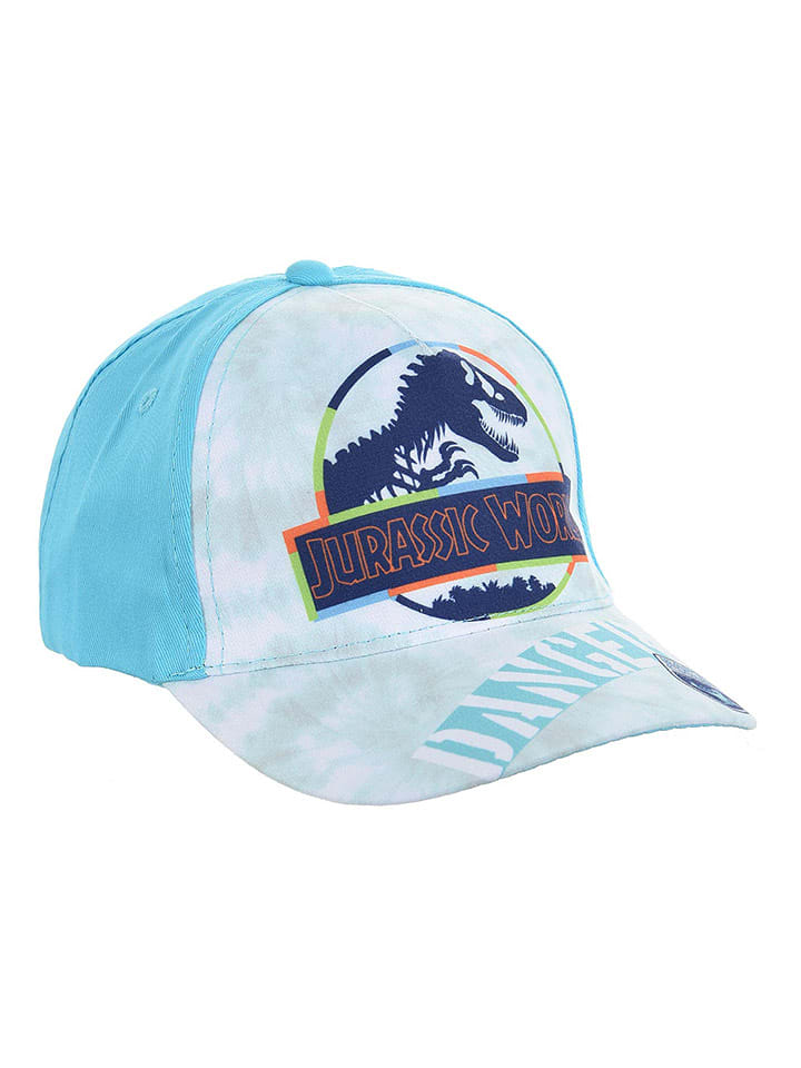 Jurassic World Czapka "Park Jurajski" w kolorze błękitnym rozmiar: 52 cm