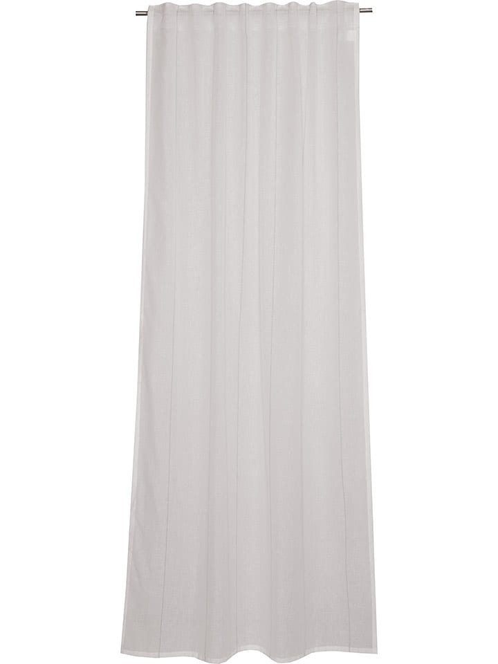 ESPRIT Zasłona "Trend" w kolorze białym ze szlufkami rozmiar: 130x250 cm
