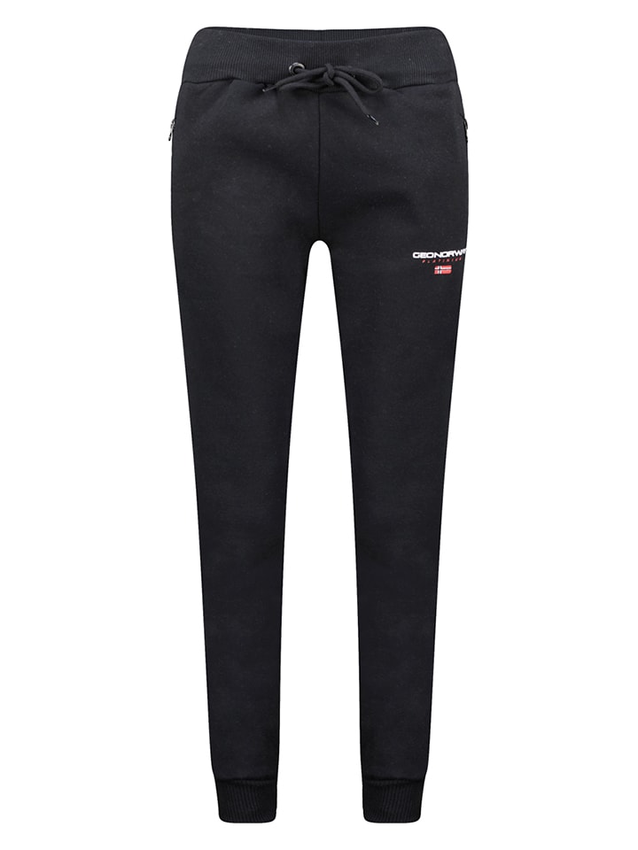 Geographical Norway Spodnie dresowe "Mtartar" w kolorze czarnym rozmiar: M