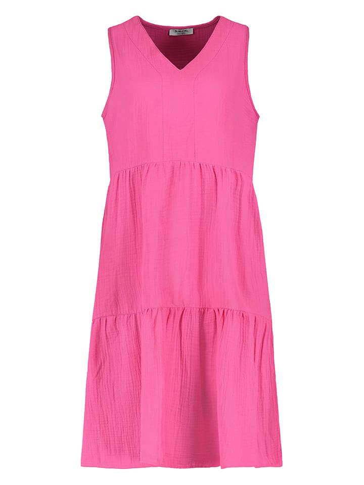 Sublevel Sukienka w kolorze różowym rozmiar: S/M