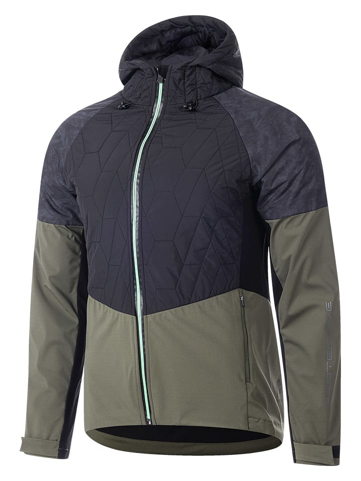 Protective Kurtka zimowa ''P-Flash'' w kolorze czarno-oliwkowym rozmiar: S