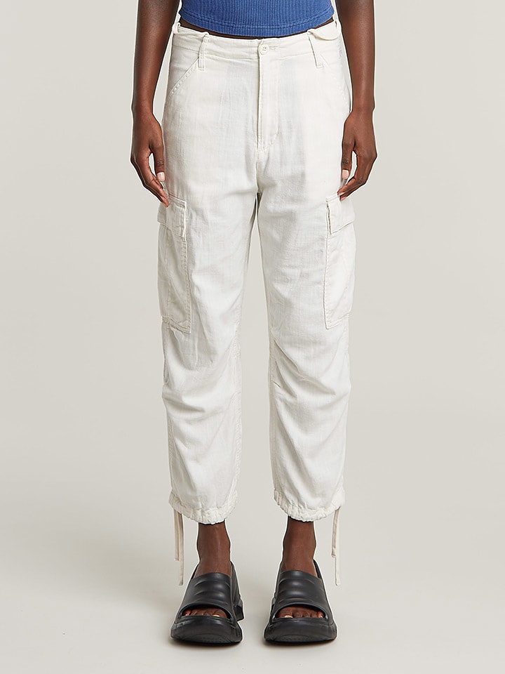 G-Star Bojówki w kolorze białym rozmiar: W26