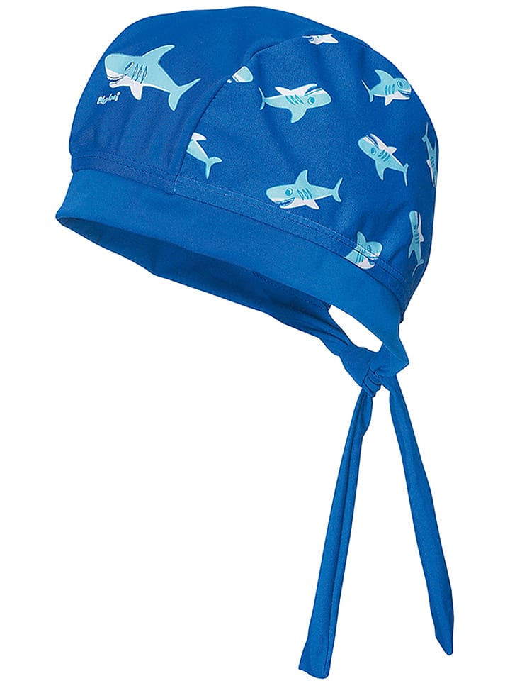 Playshoes Czapka plażowa w kolorze niebieskim rozmiar: 55 cm