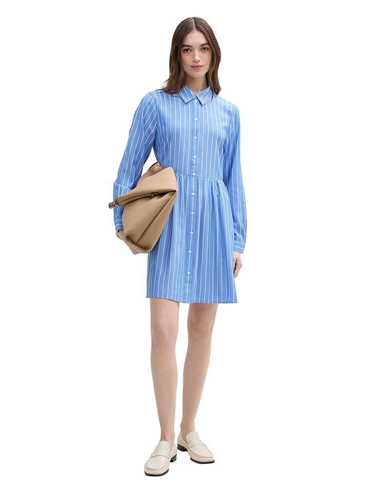 TOM TAILOR Denim Sukienka w kolorze niebieskim rozmiar: XS