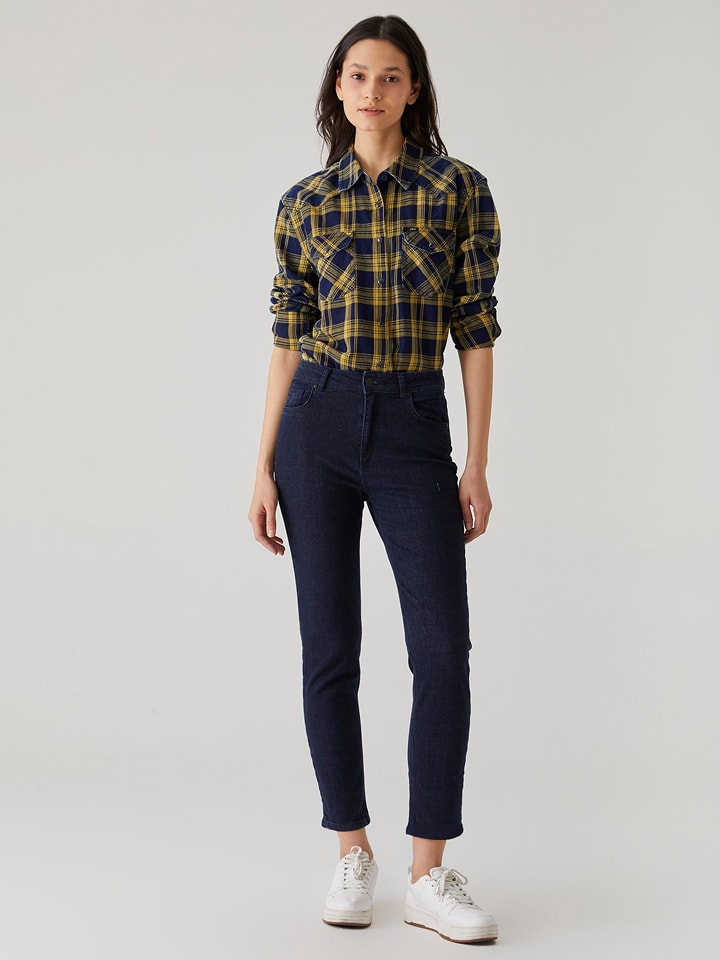 LTB Dżinsy "Freya" - Slim fit - w kolorze granatowym rozmiar: W26/L32