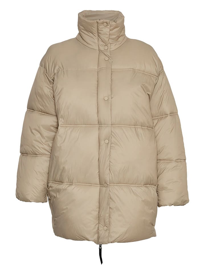 MOSS COPENHAGEN Kurtka pikowana "Diona" w kolorze beżowym rozmiar: XS/S