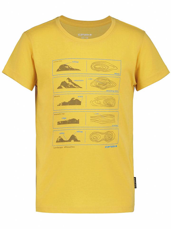 Icepeak Kurtka funkcyjna "Kinston" w kolorze żółtym rozmiar: 128