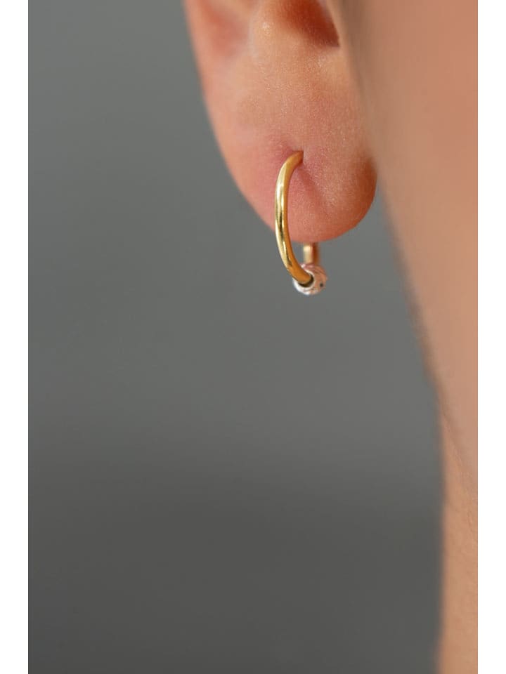 Miu Silver Pozłacane kolczyki-kreole rozmiar: onesize