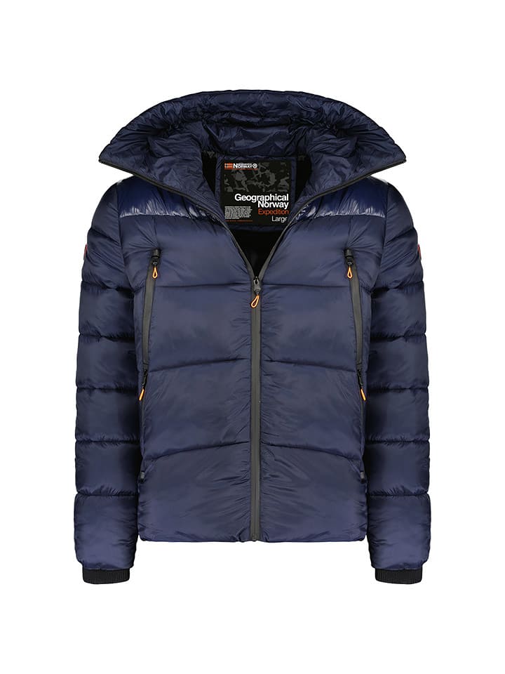 Geographical Norway Kurtka pikowana "Bayou" w kolorze granatowym rozmiar: 152