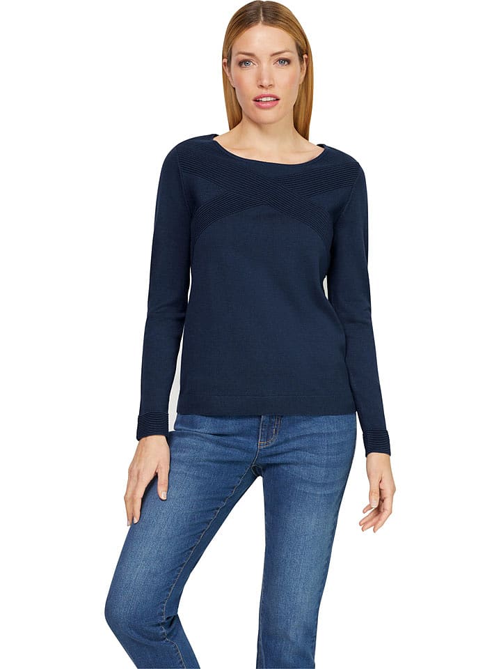 Heine Sweter w kolorze granatowym rozmiar: 38