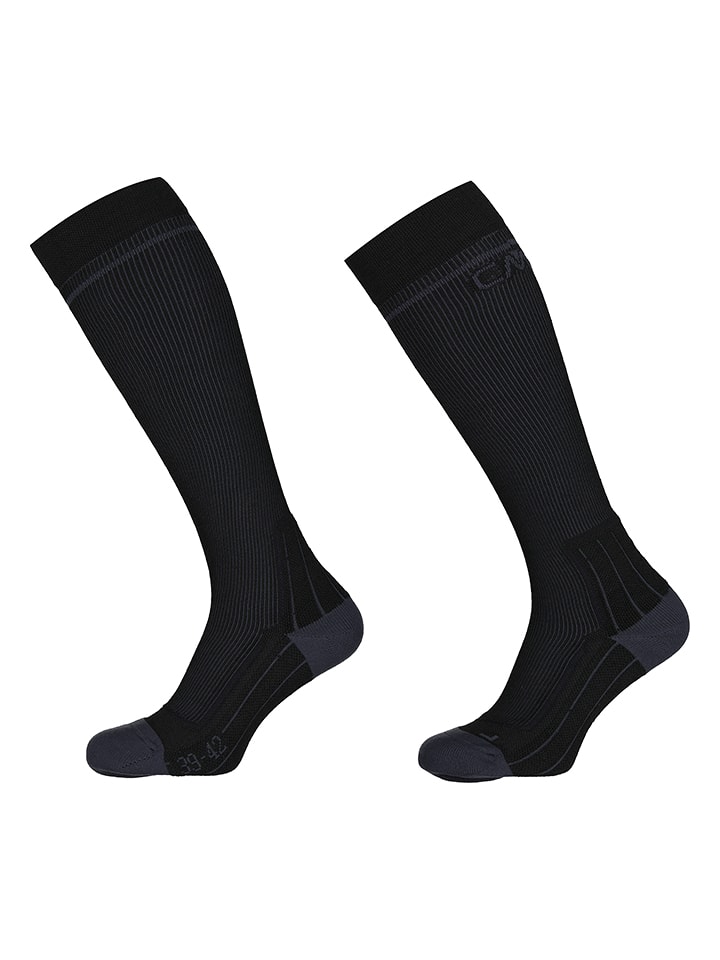 CMP Wełniane skarpety trekkingowe w kolorze czarnym rozmiar: 43/45