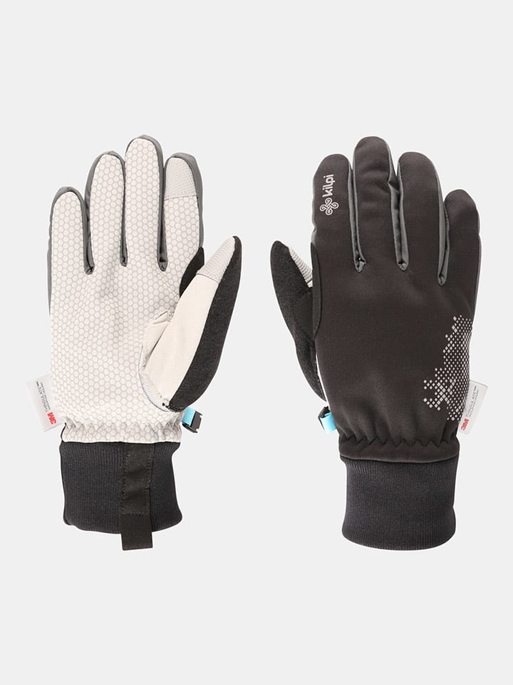 Kilpi Rękawiczki funkcyjne "Bricx" w kolorze biało-czarnym rozmiar: XL