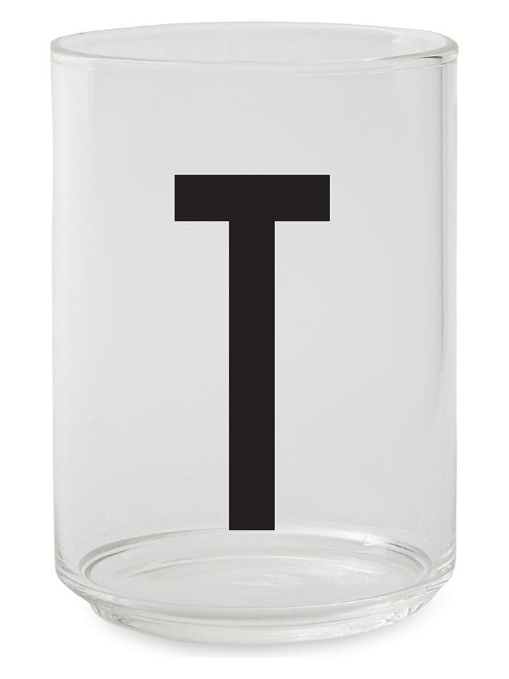 Design Letters Szklanka w kolorze czarnym - 350 ml rozmiar: onesize