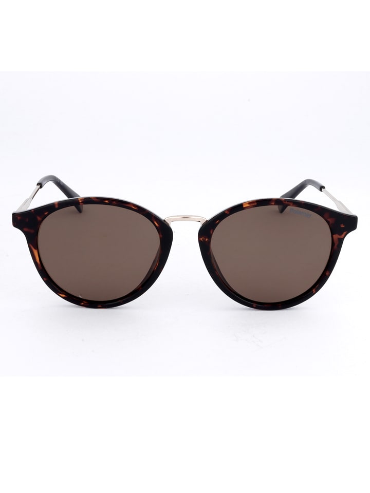 Polaroid Okulary przeciwsłoneczne unisex w kolorze brązowym rozmiar: 51