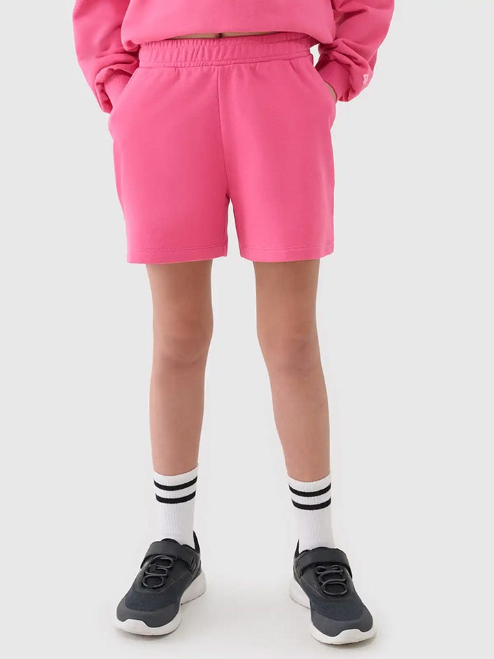 4F Szorty dresowe w kolorze różowym rozmiar: 164