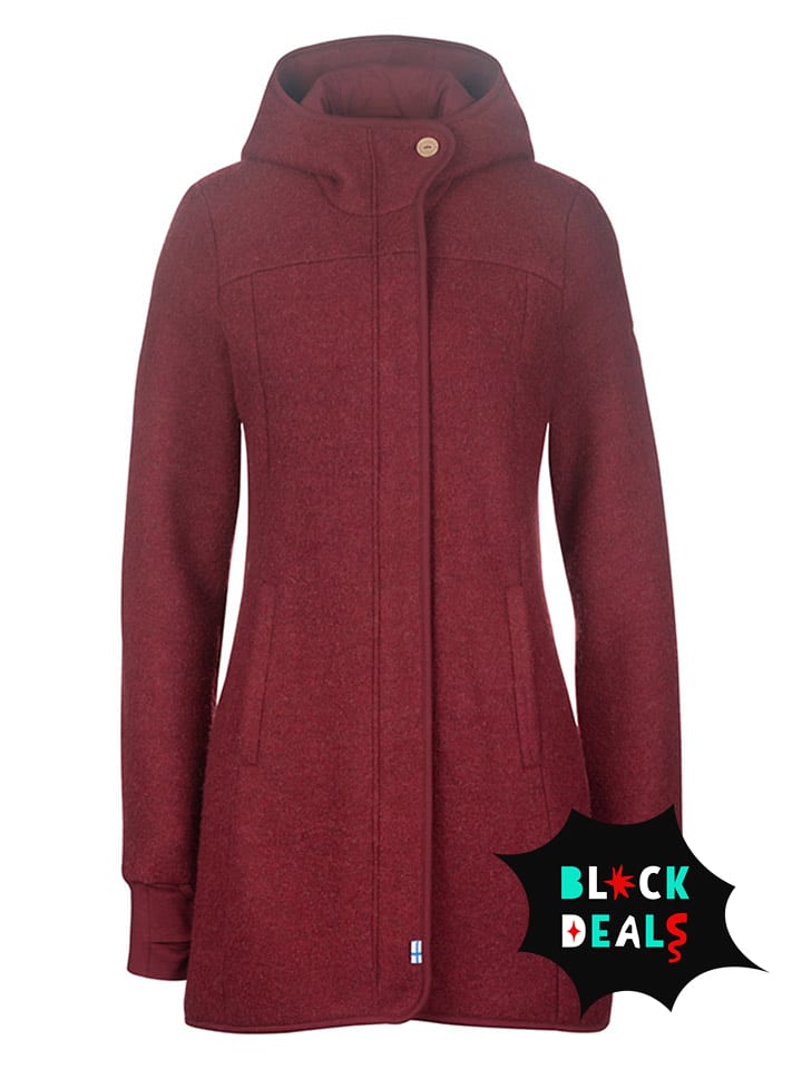 finside Kurtka polarowa "Kansa" w kolorze czerwonym rozmiar: 44