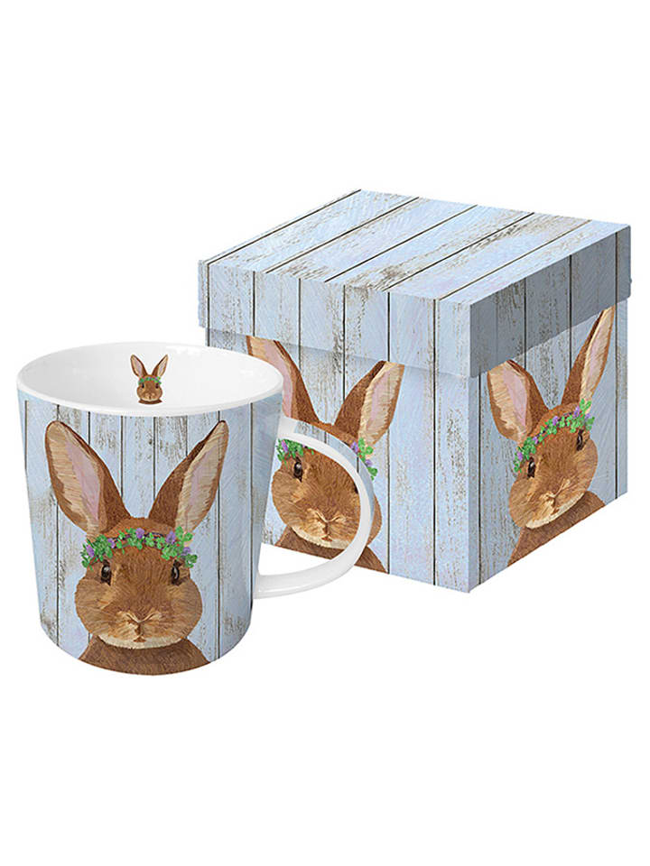 ppd Kubek jumbo "Vivien" w kolorze brązowo-niebieskim - 350 ml rozmiar: onesize