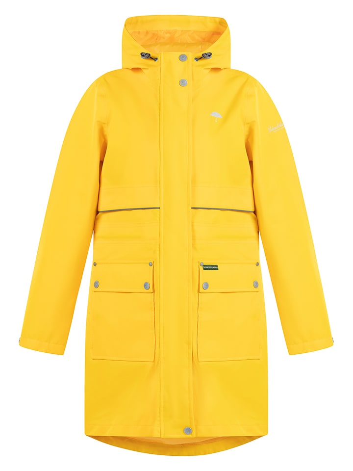 Schmuddelwedda Parka przeciwdeszczowa w kolorze żółtym rozmiar: M