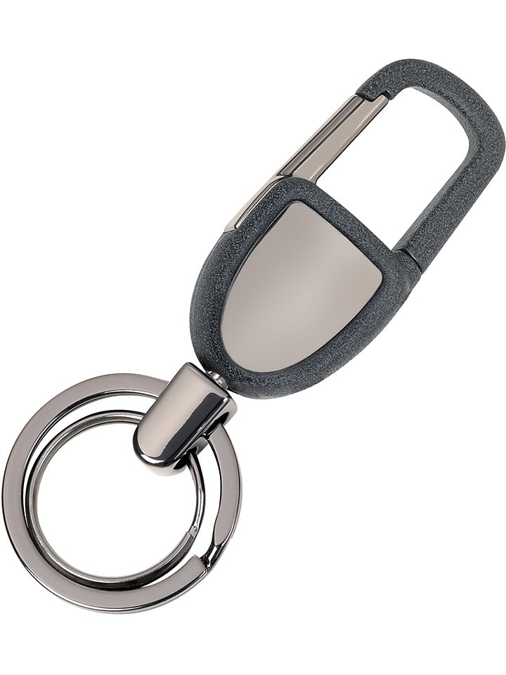 Troika Brelok "Carabiniero" w kolorze srebrno-czarnym do kluczy rozmiar: onesize