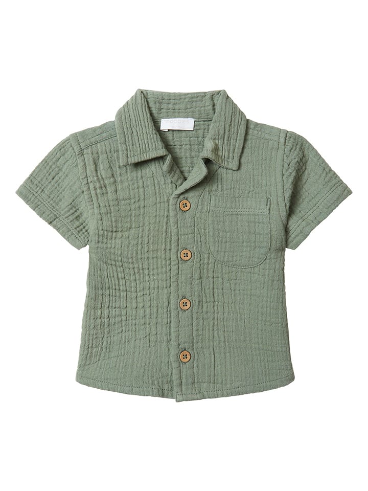 Noppies Koszula "Ballville" w kolorze ciemnozielonym rozmiar: 62