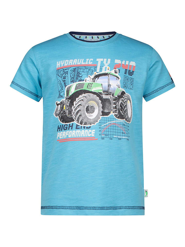 Salt and Pepper Koszulka w kolorze błękitnym rozmiar: 128/134