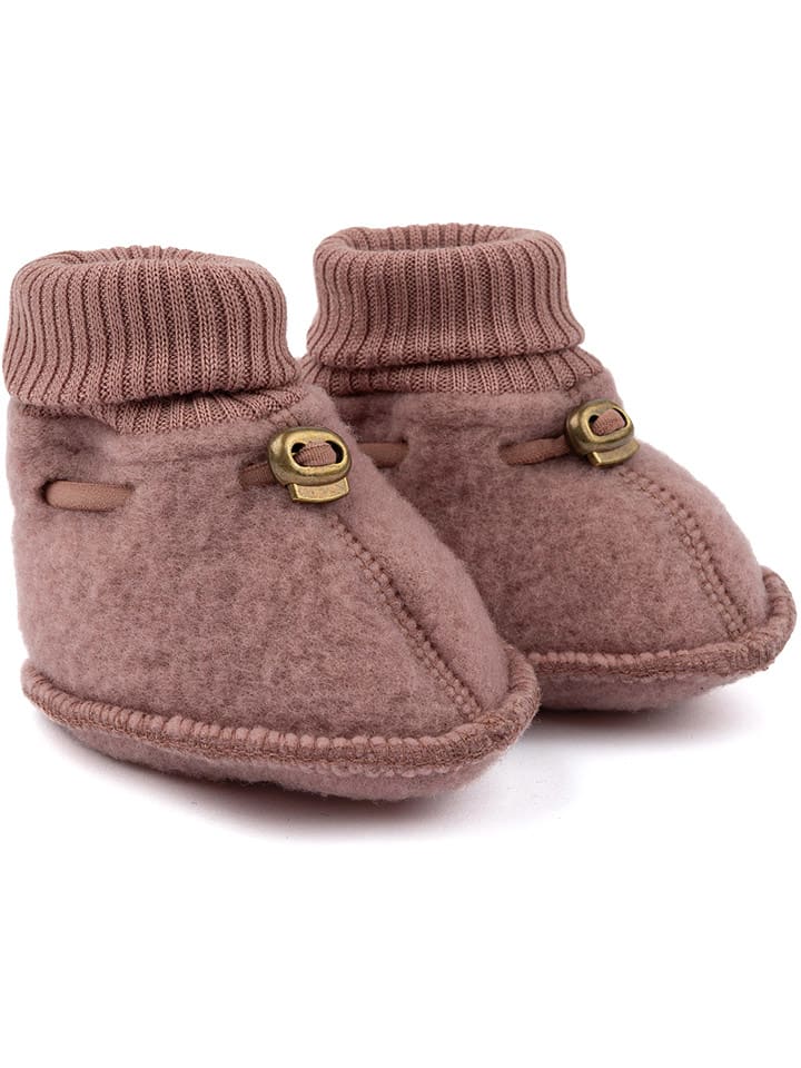 mikk-line Buty w kolorze szaroróżowym do raczkowania rozmiar: 62/68