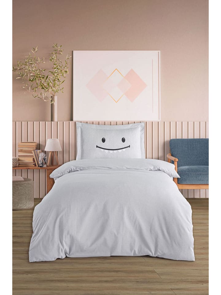 Mijolnir Komplet pościeli "Lububu" w kolorze jasnoszarym rozmiar: 140x200 cm
