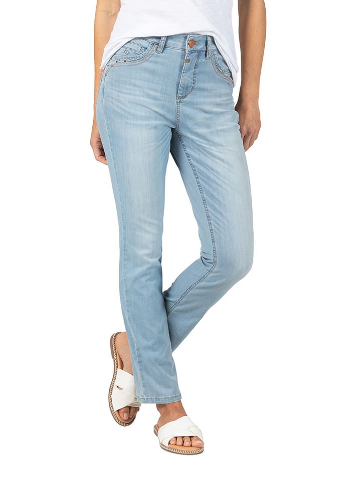 Timezone Dżinsy "Tahila" - Slim fit - w kolorze błękitnym rozmiar: W31/L30