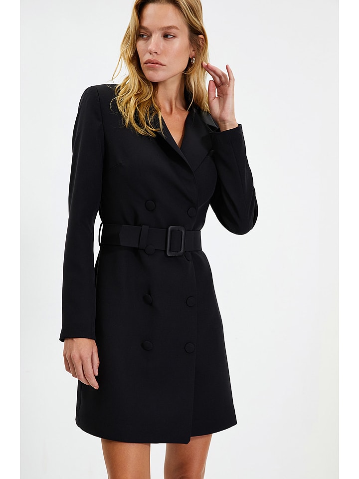 trendyol Sukienka w kolorze czarnym rozmiar: 40