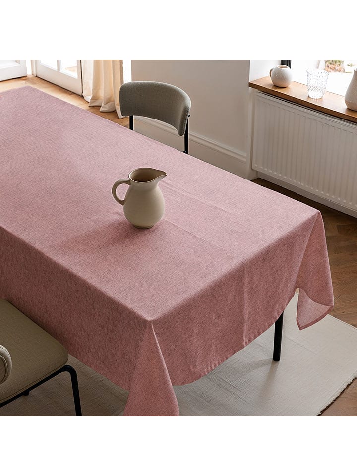 Mint Rugs Obrus "Smooth Indra" w kolorze jasnoróżowym rozmiar: 140x240 cm