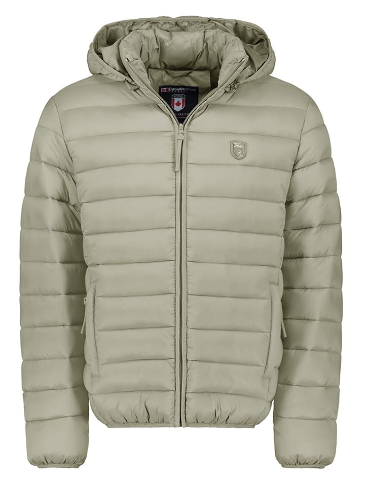 Canadian Peak Kurtka pikowana "Amitaleak" w kolorze zielonym rozmiar: 3XL