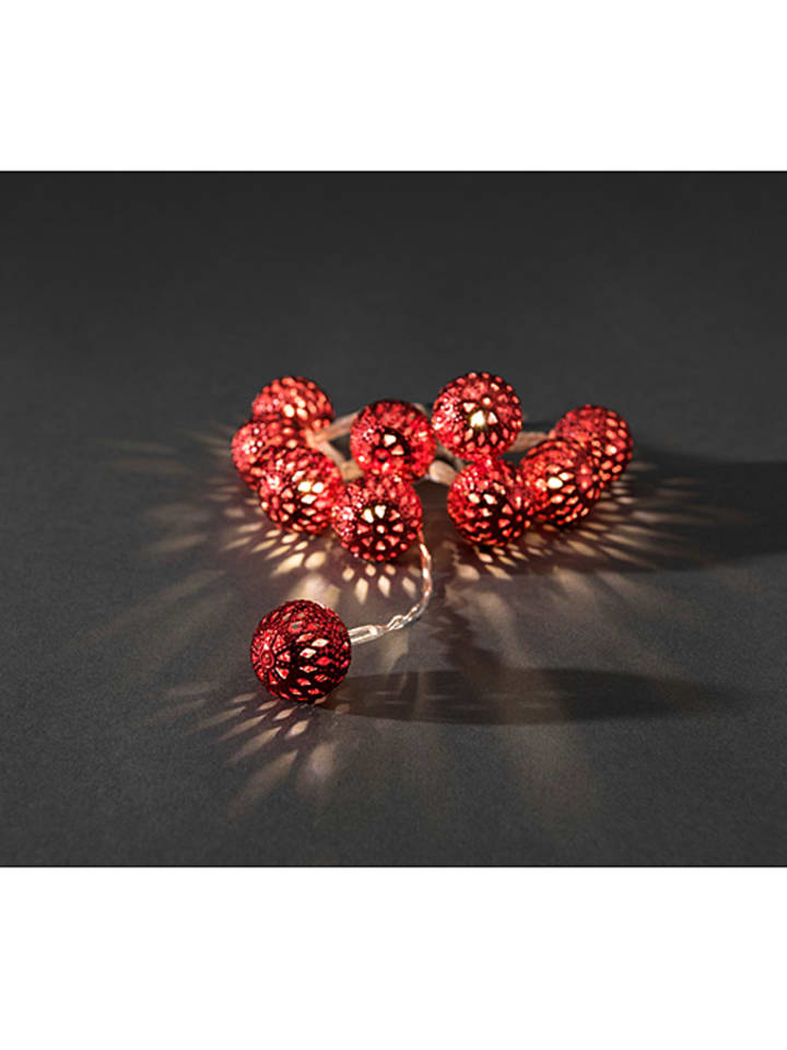 Konstsmide Girlanda LED w kolorze czerwonym - dł. 120 cm rozmiar: onesize