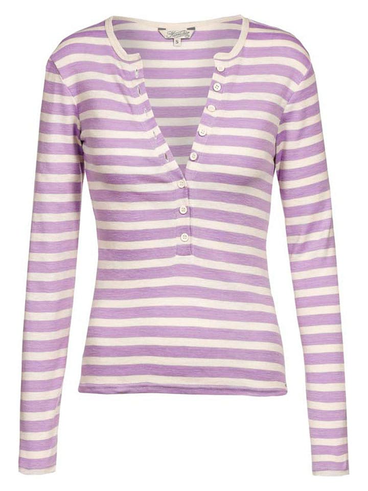 Herrlicher Koszulka w kolorze fioletowym rozmiar: M