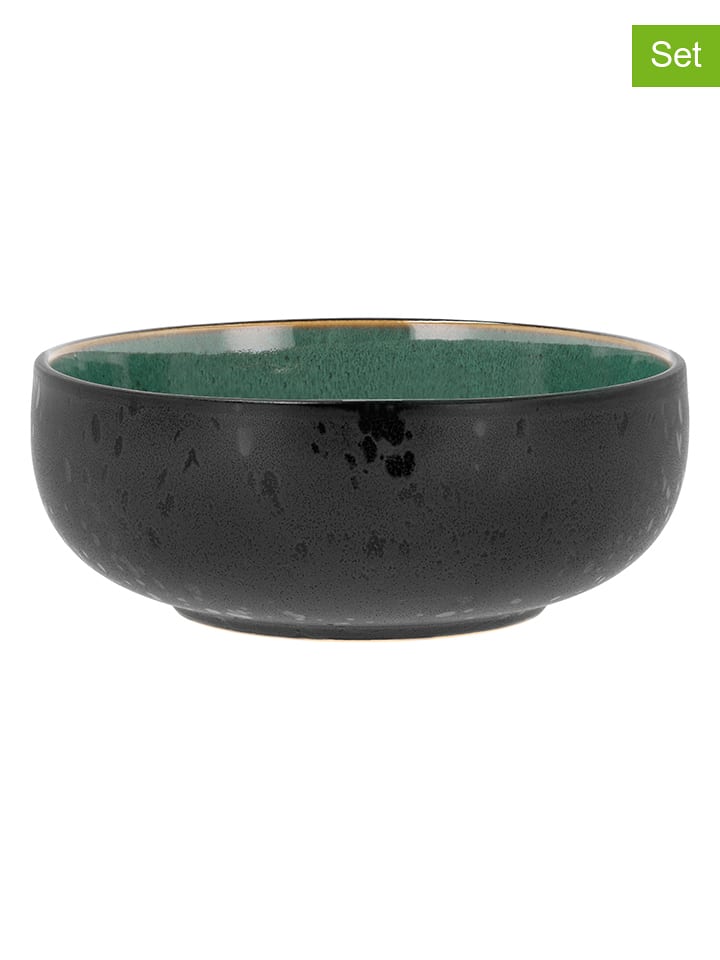 Bitz Miski (2 szt.) w kolorze zielonym do poke/ramenu - Ø 18 cm rozmiar: onesize