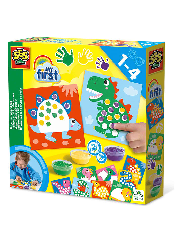 SES Farby do malowania palcami - 12 m+ rozmiar: onesize