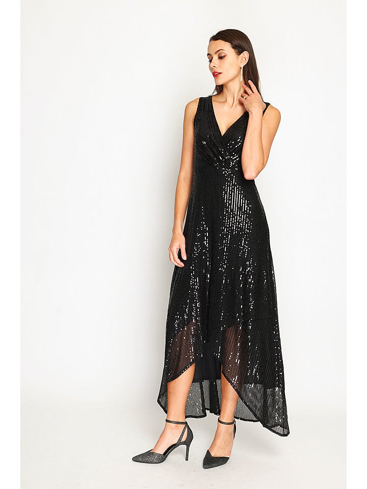 ASSUILI Sukienka w kolorze czarnym rozmiar: 36