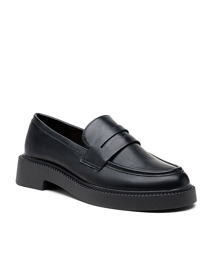 Foreverfolie Mokasyny w kolorze czarnym rozmiar: 41