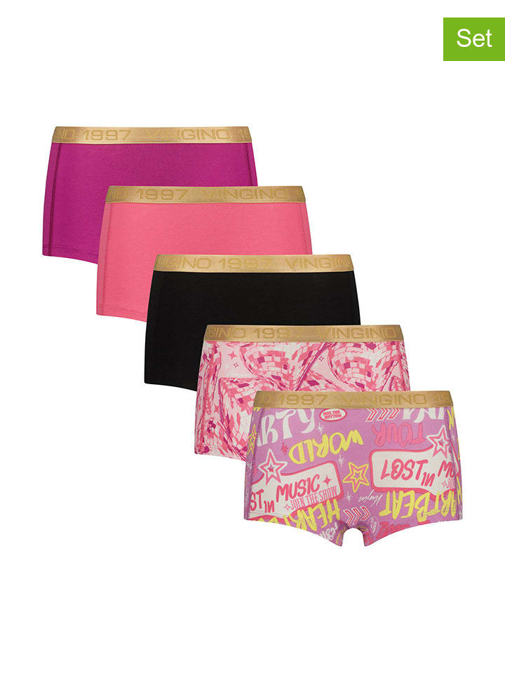 Vingino Pełne majtki (5 par) w różnych kolorach rozmiar: 170/176