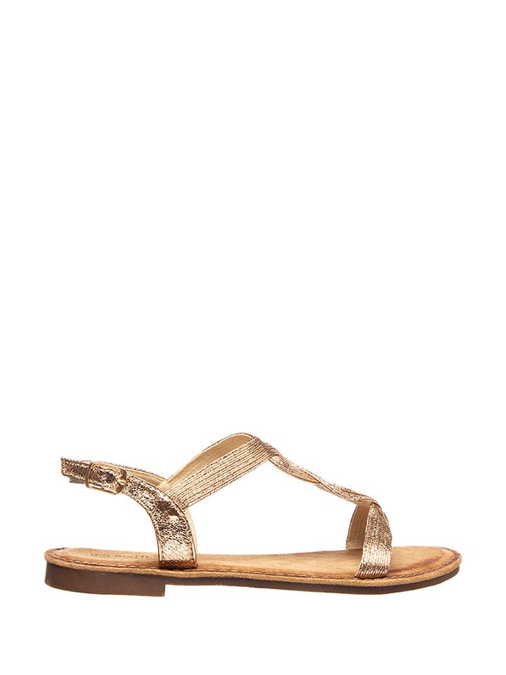 Sixth Sens Sandały w kolorze różowozłotym rozmiar: 38