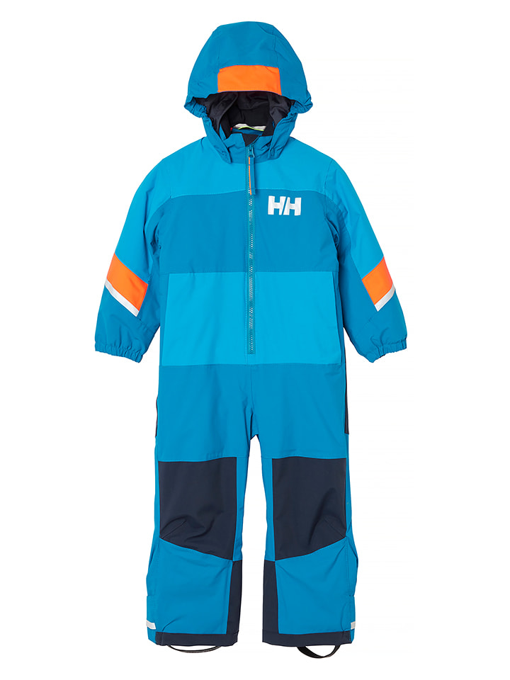 Helly Hansen Kombinezon zimowy "Rider 3.0" w kolorze niebiesko-granatowo-pomarańczowym rozmiar: 110
