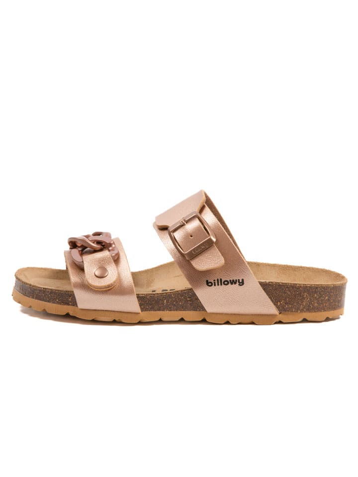 billowy Klapki w kolorze różowozłotym rozmiar: 36