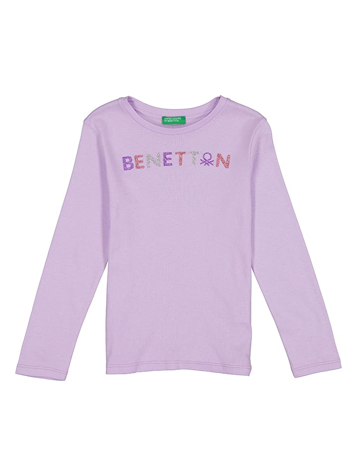 Benetton Koszulka w kolorze fioletowym rozmiar: 168