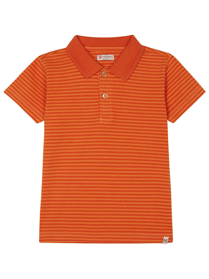 Noppies Koszulka polo "Lindale" w kolorze pomarańczowym rozmiar: 128
