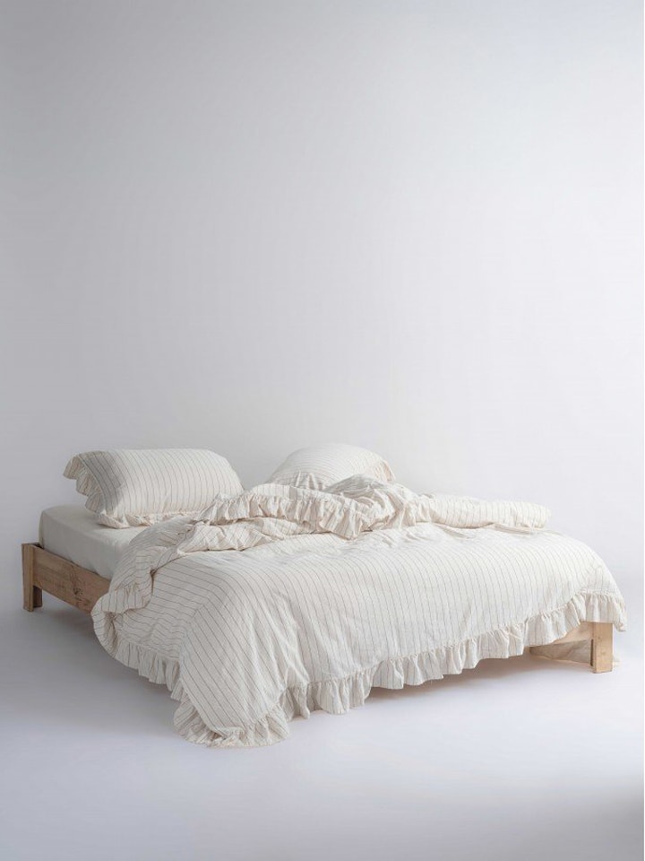 Colourful Cotton Komplet pościeli renforcé w kolorze kremowym rozmiar: 140x200 cm