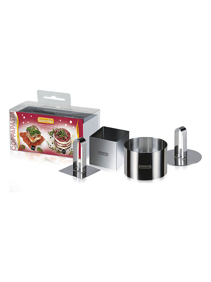 Guardini Foremki (2 szt.) w kolorze srebrnym do potraw rozmiar: onesize