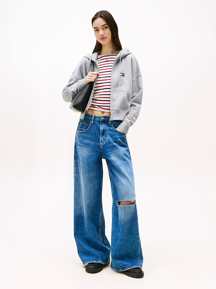 TOMMY JEANS Bluza w kolorze jasnoszarym rozmiar: L