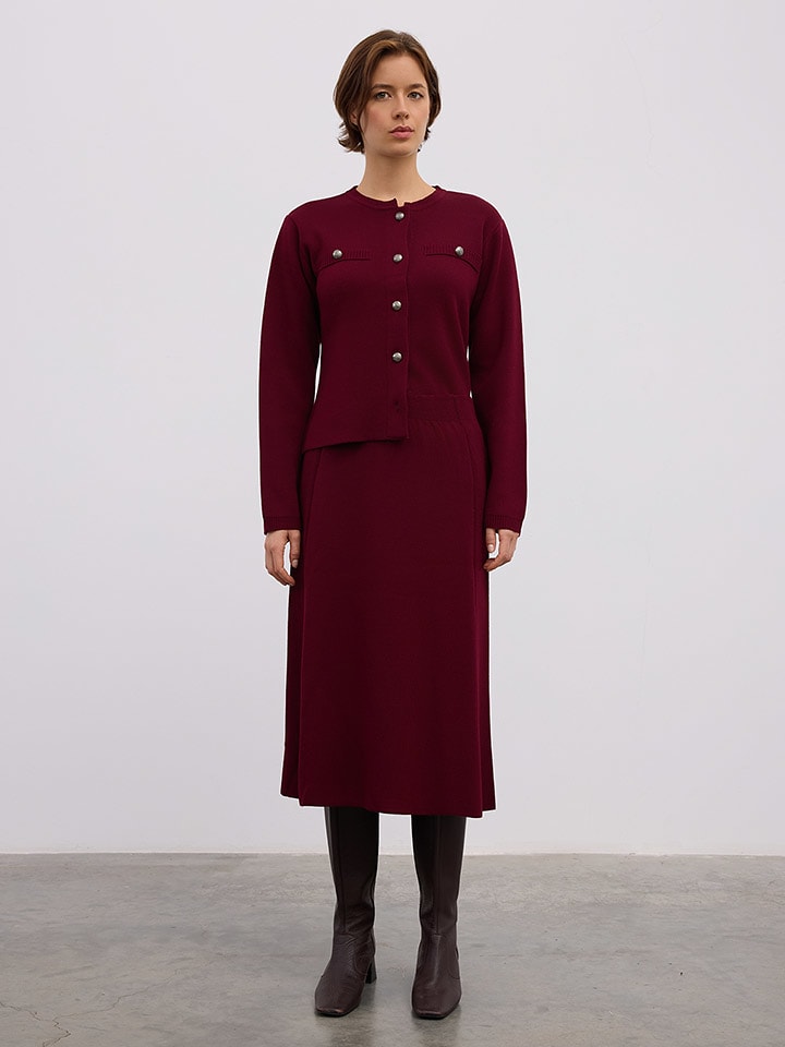 BGN Spódnica w kolorze bordowym rozmiar: 40