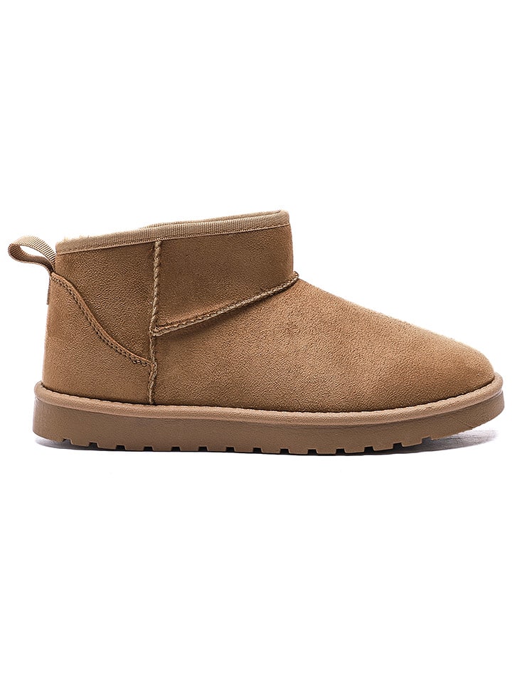 C'M Botki zimowe w kolorze jasnobrązowym rozmiar: 39