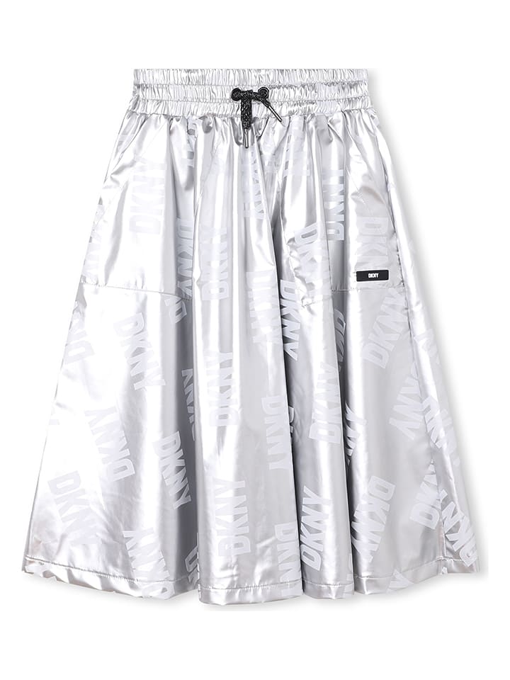 DKNY Spódnica w kolorze srebrnym rozmiar: 164